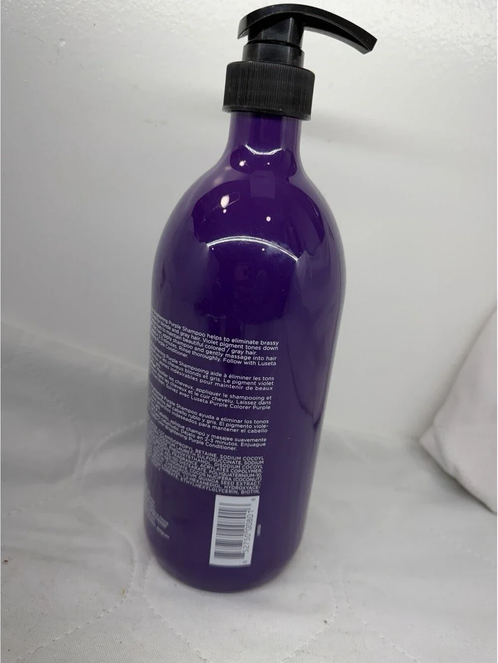 Luseta Purple Shampoo & Conditioner Duo Set 33.8oz Blonde Toning Hair Care NEW
